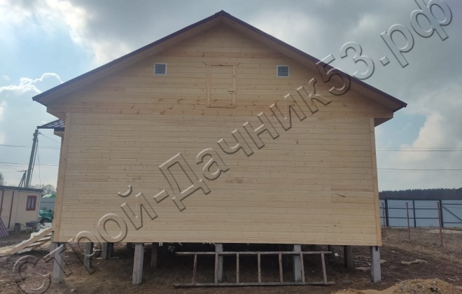 4 Каркасно-щитовой дом Д-3, 9х8.5м, 67.5 М², Московская область, Можайский район, деревня Старое Село. (3)